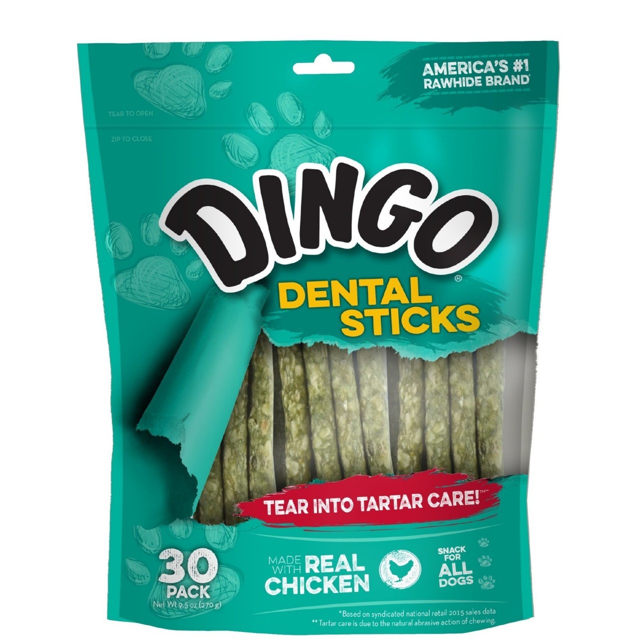 DINGO DENTAL STICKS CHICK PEPPERMINT 30s