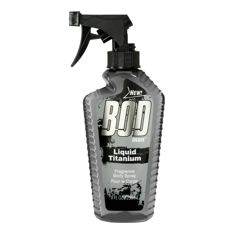 Bodman Fragrance Body Spray, Liquid Titanium, 8oz