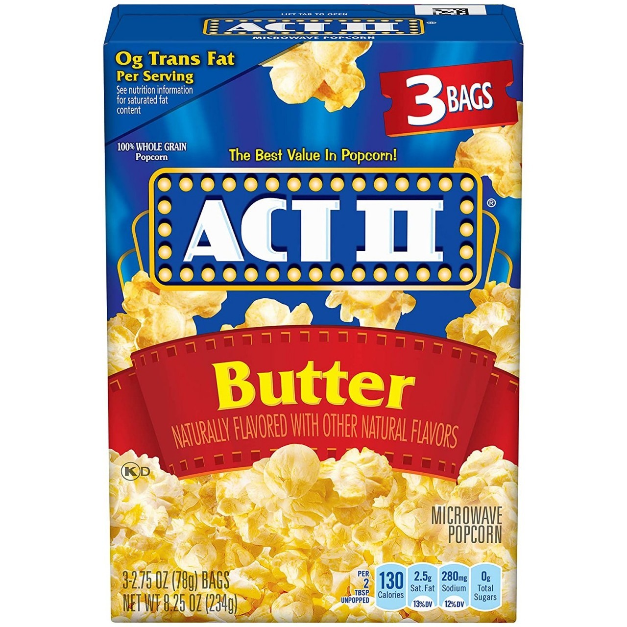 ACT II POPCORN BUTTER 234g