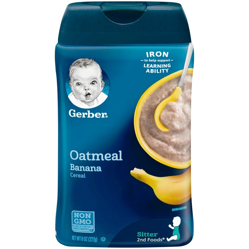 GERBER 1 CEREAL OATMEAL BANANA 227g
