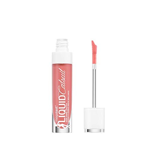 wet n wild Megalast Liquid Catsuit High Shine Lipstick, Peach Stole My Look, 0.2 Ounce