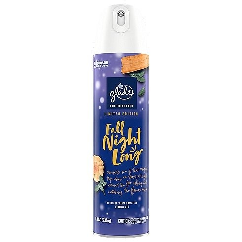 GLADE SPRAY FALL NIGHT LONG 8.3oz