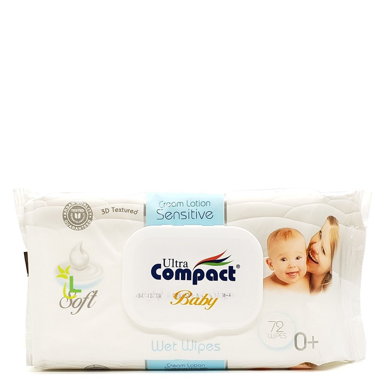 ULTRA COMPACT WIPES CREAM LOTION SEN 72s