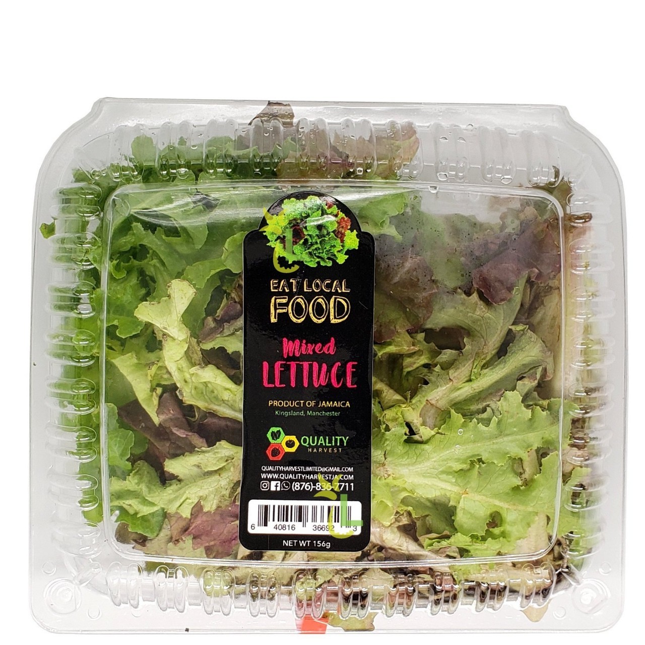 QUALITY HARVEST MIXED LETTUCE 156g