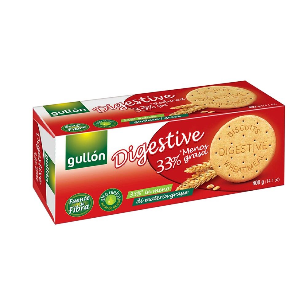 GULLON DIGESTIVE REDUCED FAT 33% 400G