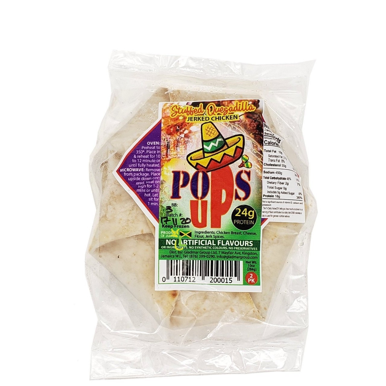 POPS UP JERK CHICKEN 8oz