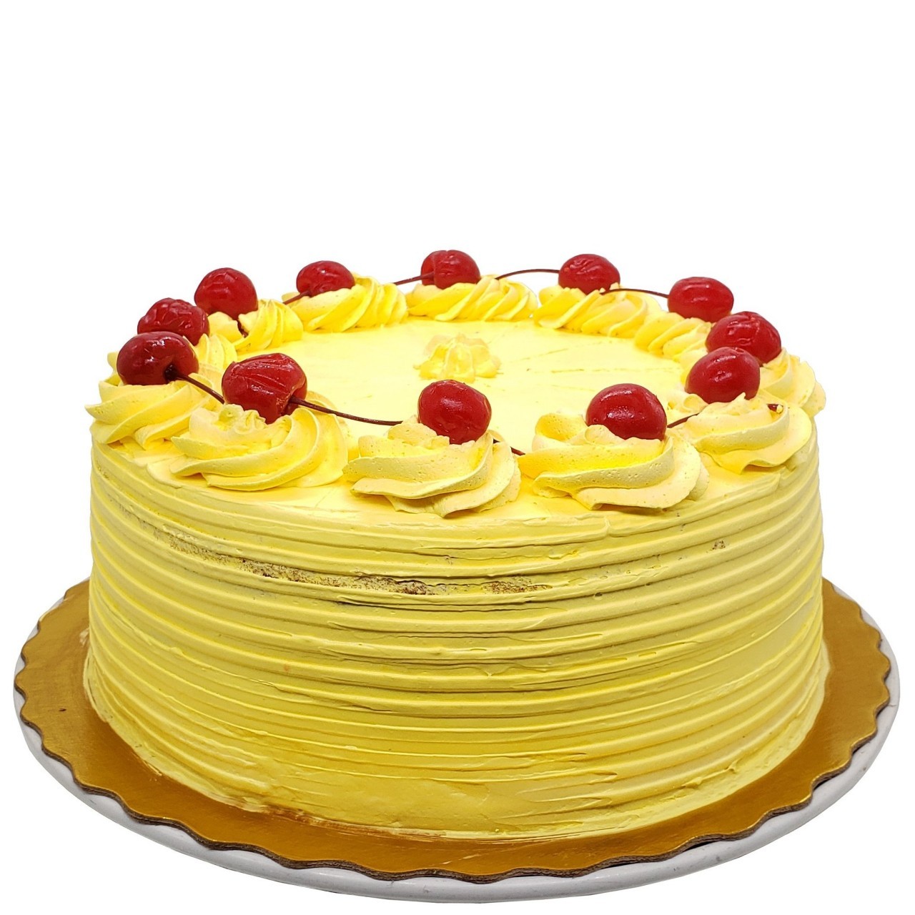 CAKE ROUND LEMON CREME 10in