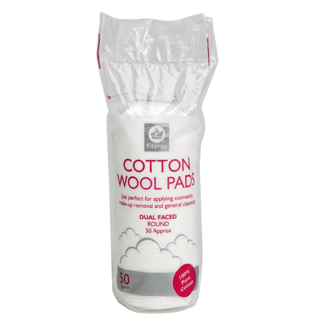 FITZROY COTTON ROUND PADS 50s