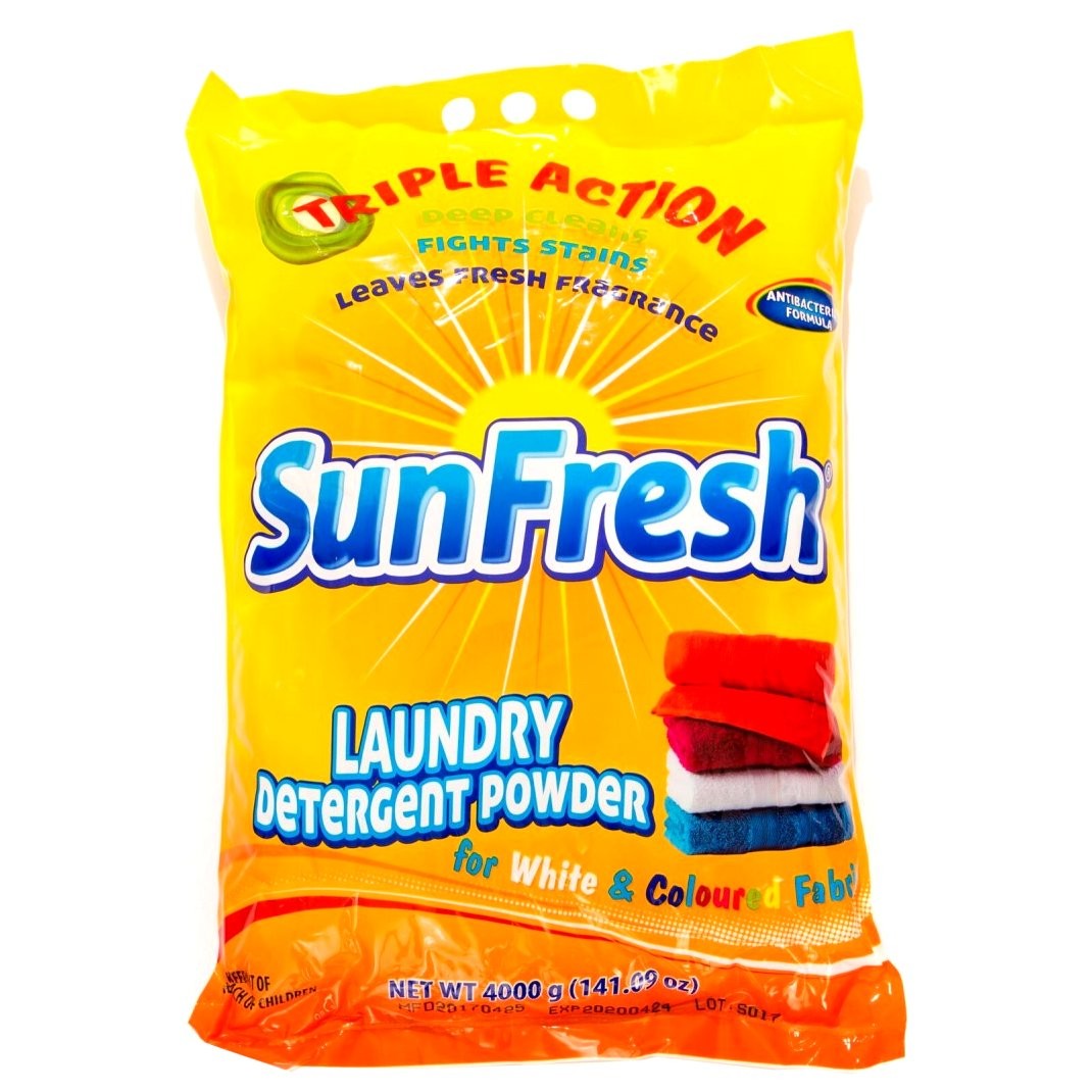 SUNFRESH POWDER DETERGENT 4kg