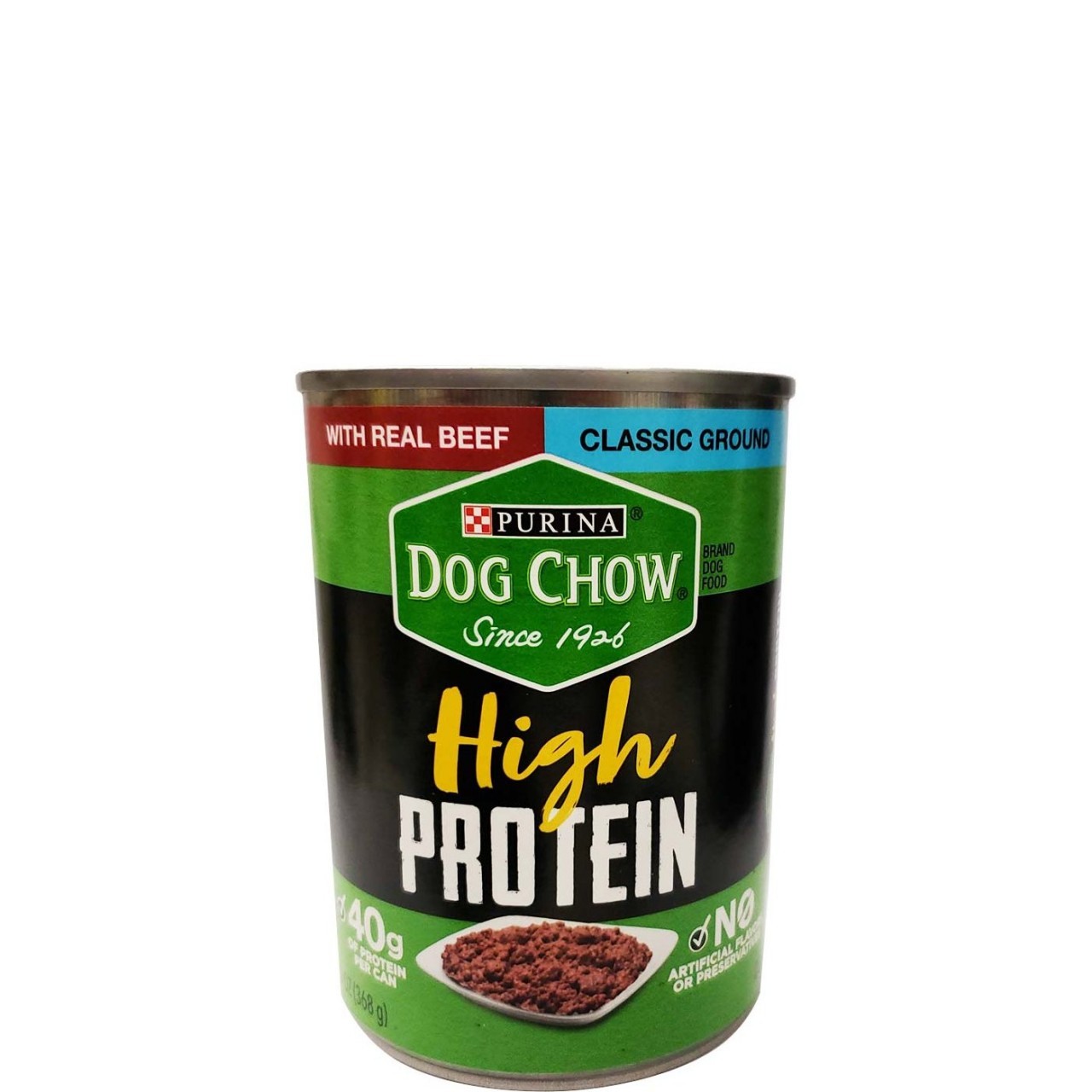 PURINA DOG CHOW H/PROT GRND BEEF 13oz