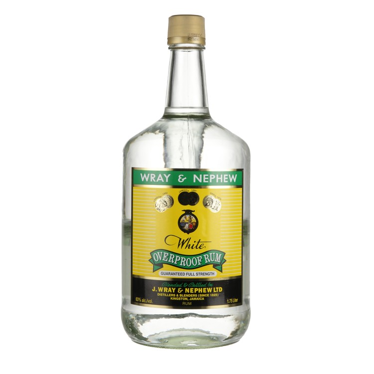 Wray & Nephew Overproof Rum White 126 1.75 L