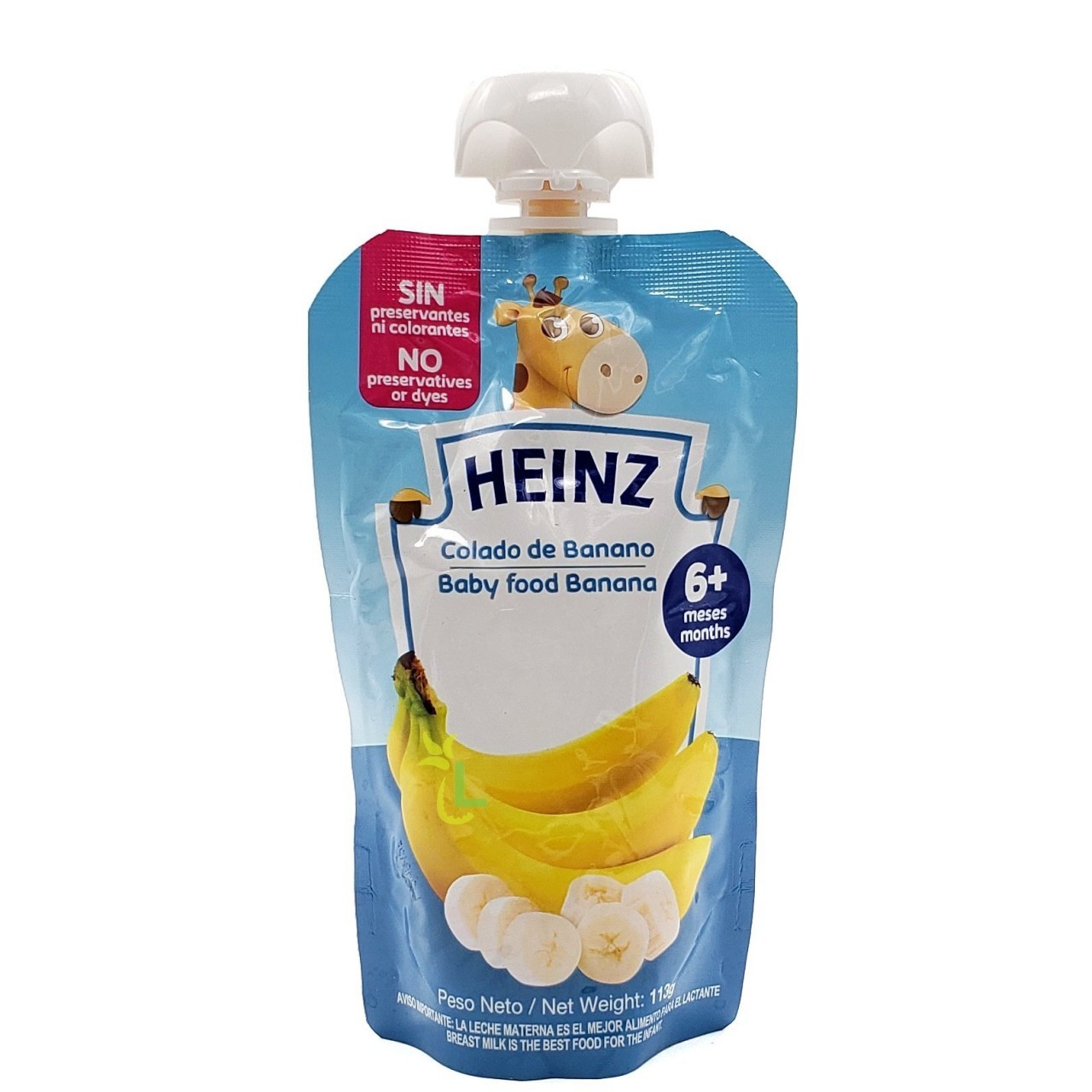 HEINZ BABY FOOD BANANA POUCH 113g