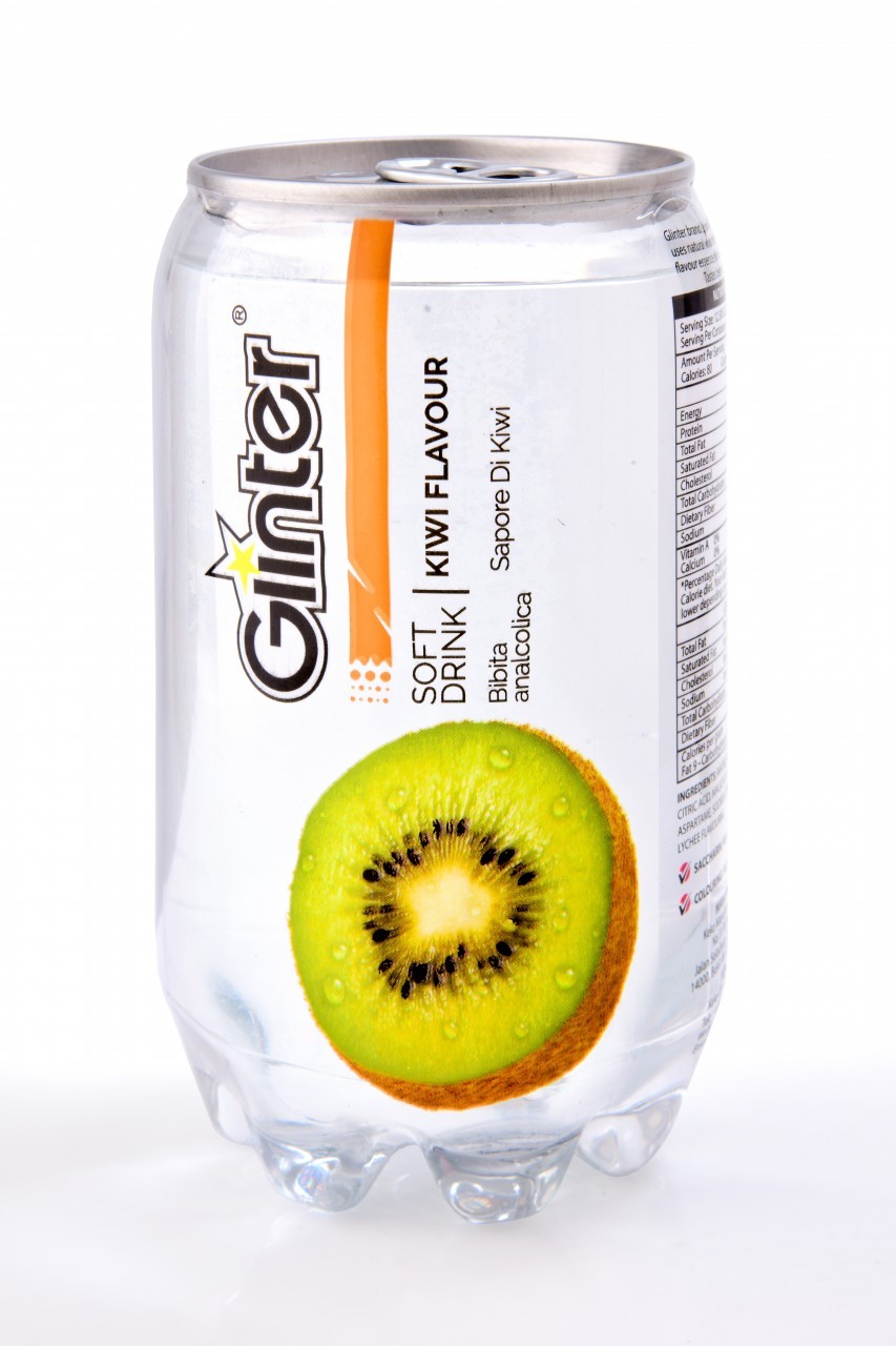 GLINTER SOFT DRINK KIWI 350ml