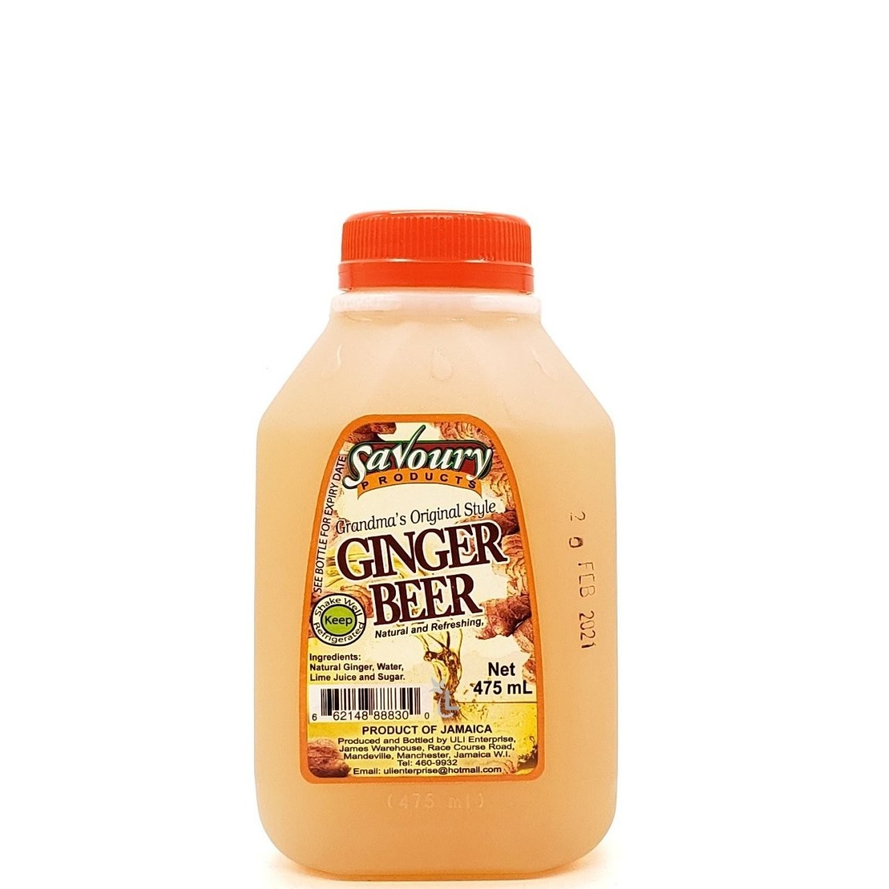 SAVOURY GINGER BEER 475ml