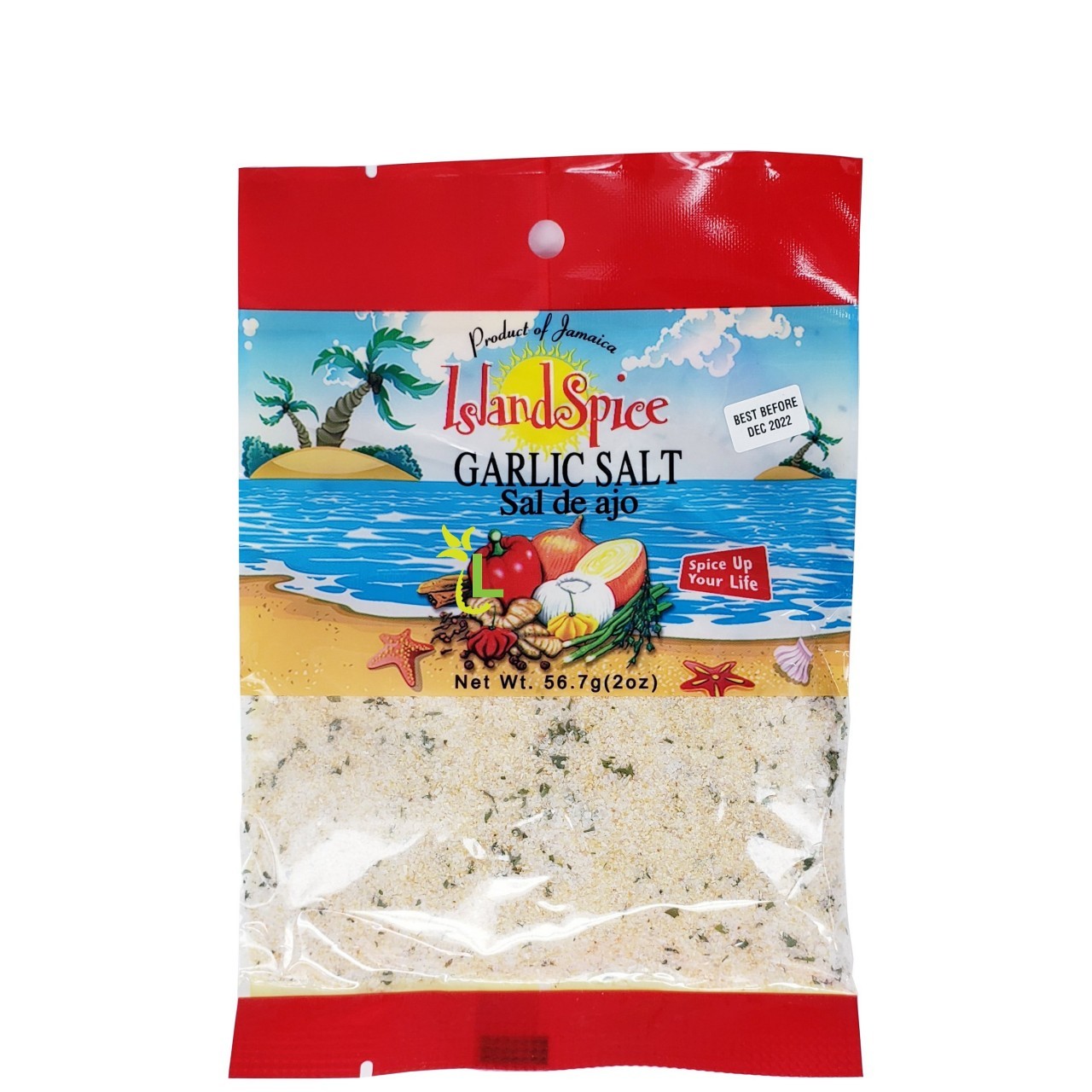 ISLAND SPICE GARLIC SALT 2oz