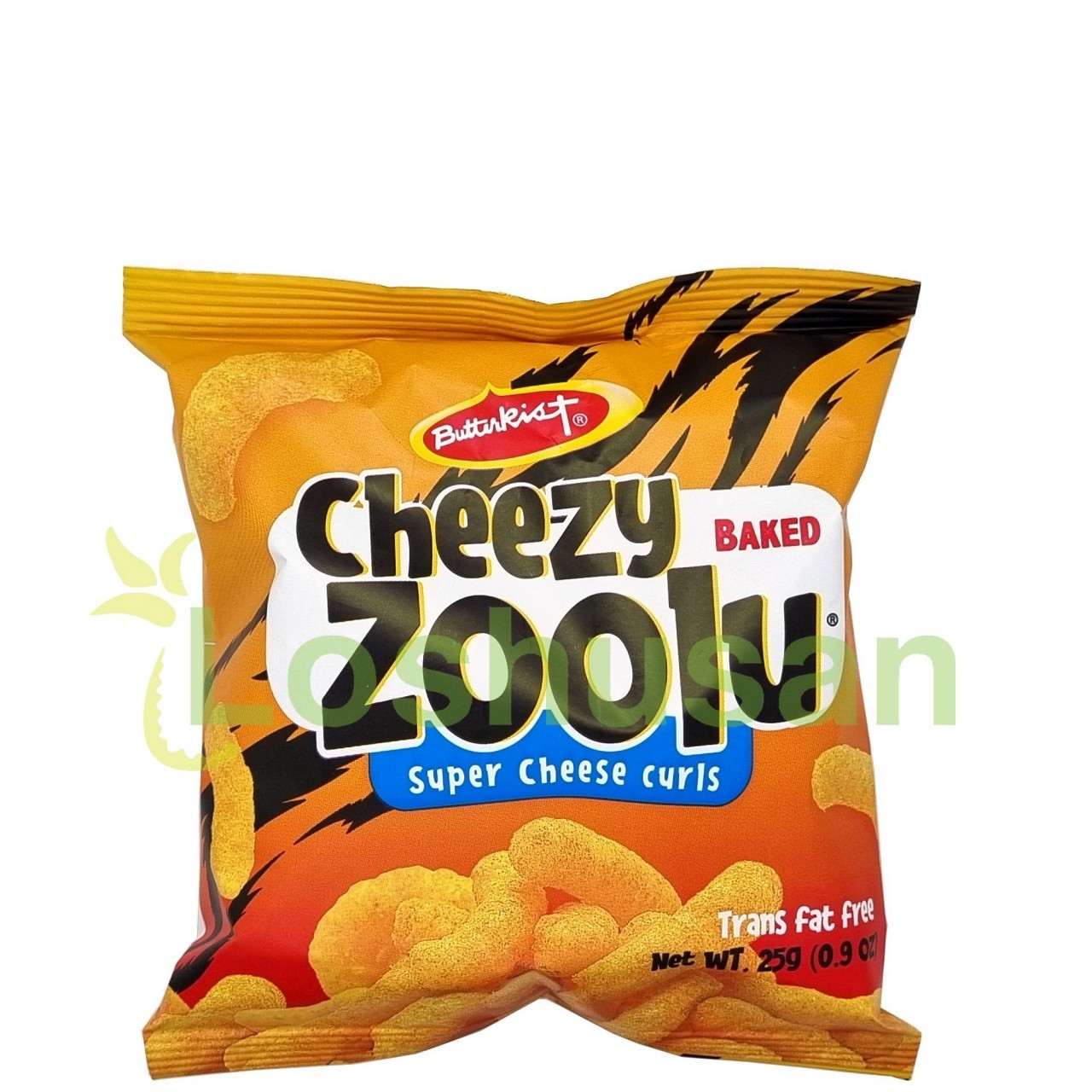 BUTTERKIST CHEEZY ZOOLU CURLS 25g