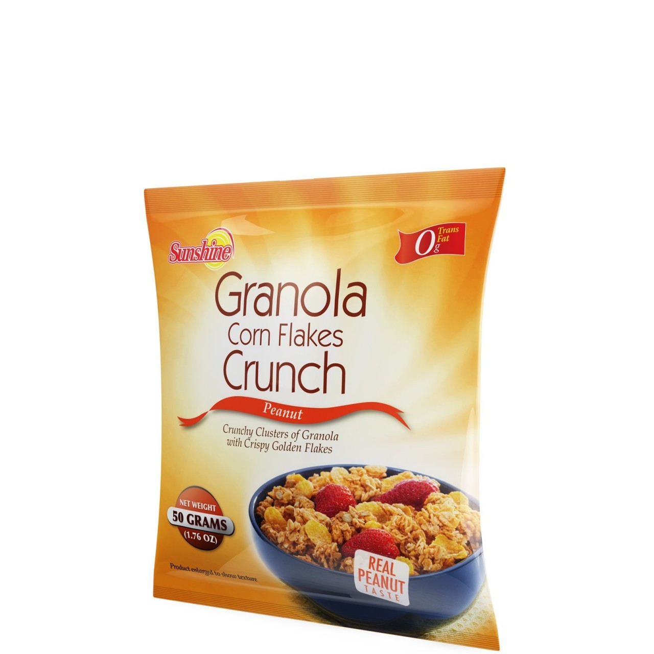 SUNSHINE GRANOLA CRUNCH PEANUT 60g