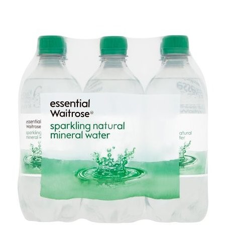 WAITROSE CARBON MINERAL WATER 6x500ml