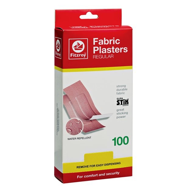 FITZROY FABRIC PLASTERS D/BOX 100s