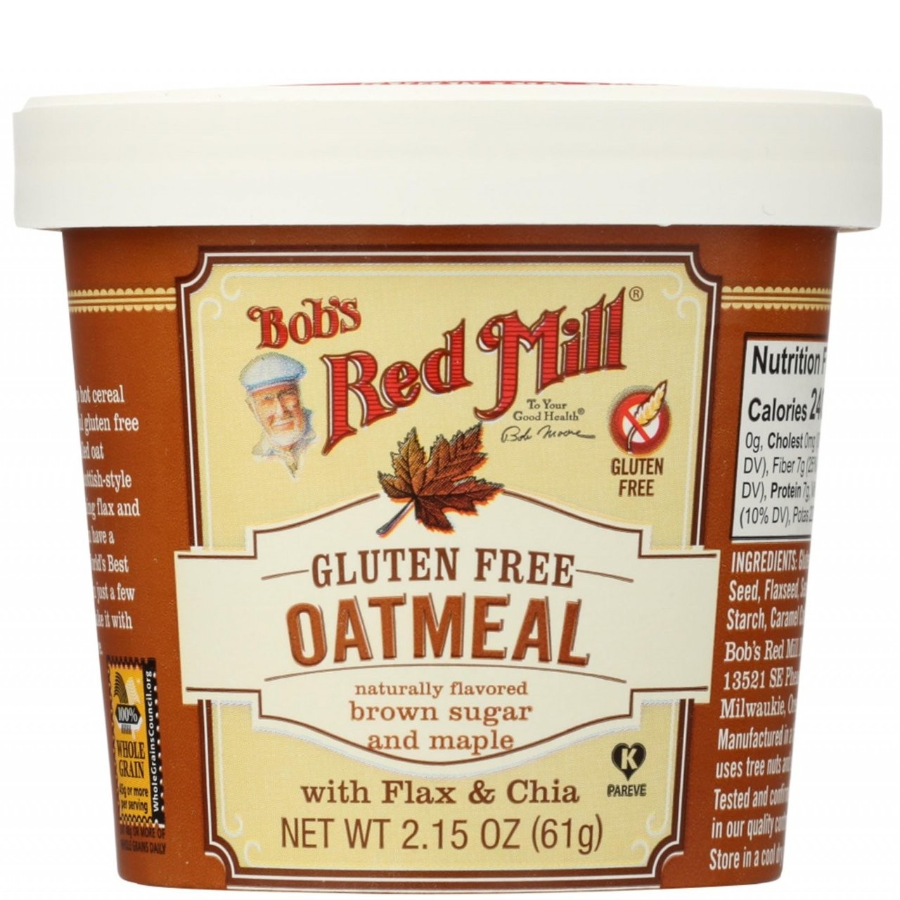 BOBS RED MILL OATML MAPLE BRWN SUG 61g