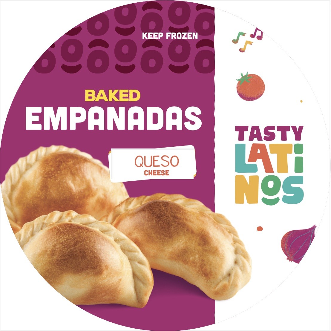 TASTY LATIN EMPANADAS SNACK CHEESE 10s