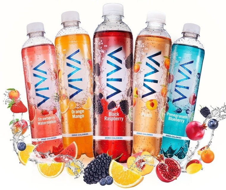 VIVA SPARKLING FLAV WATER ASSRT 500ML