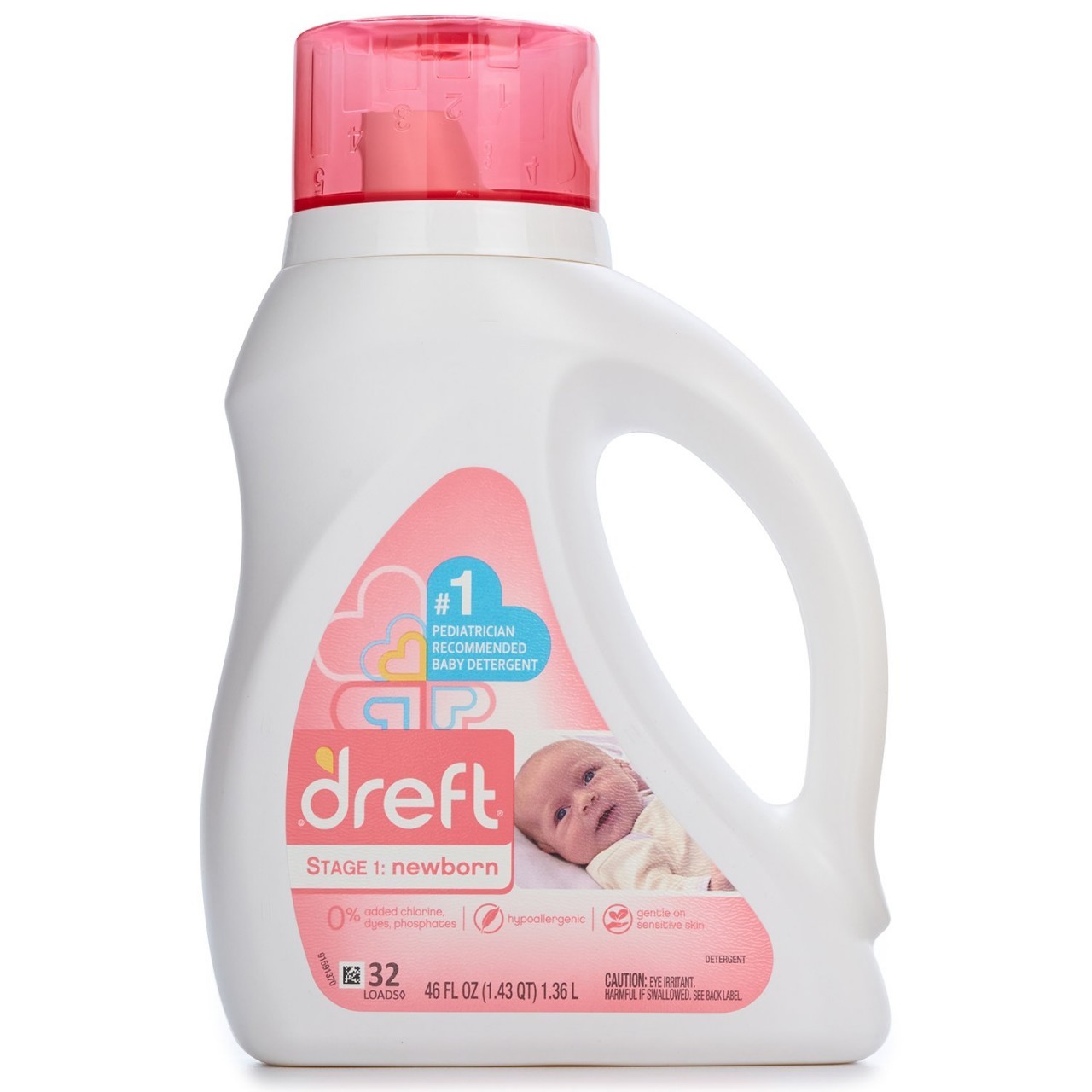 DREFT LIQUID DETERGENT NEW BORN 46oz