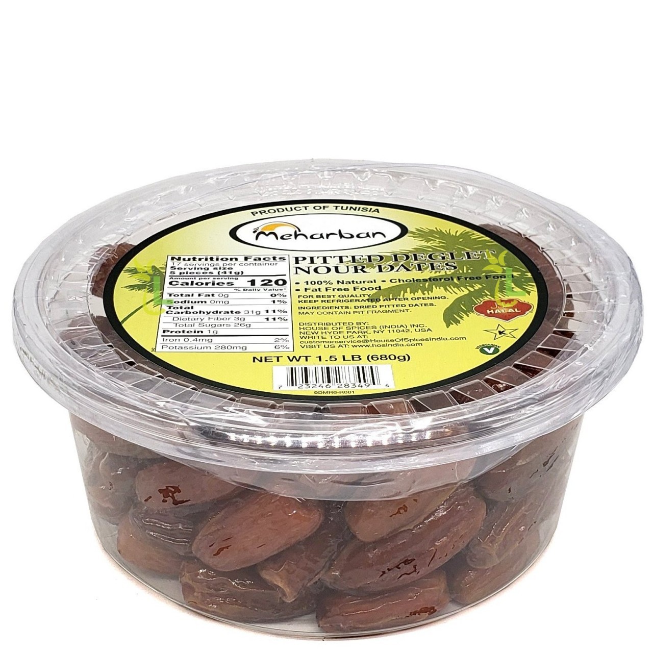 MEHARBAN PITTED DEGLET NOUR DATES 24oz