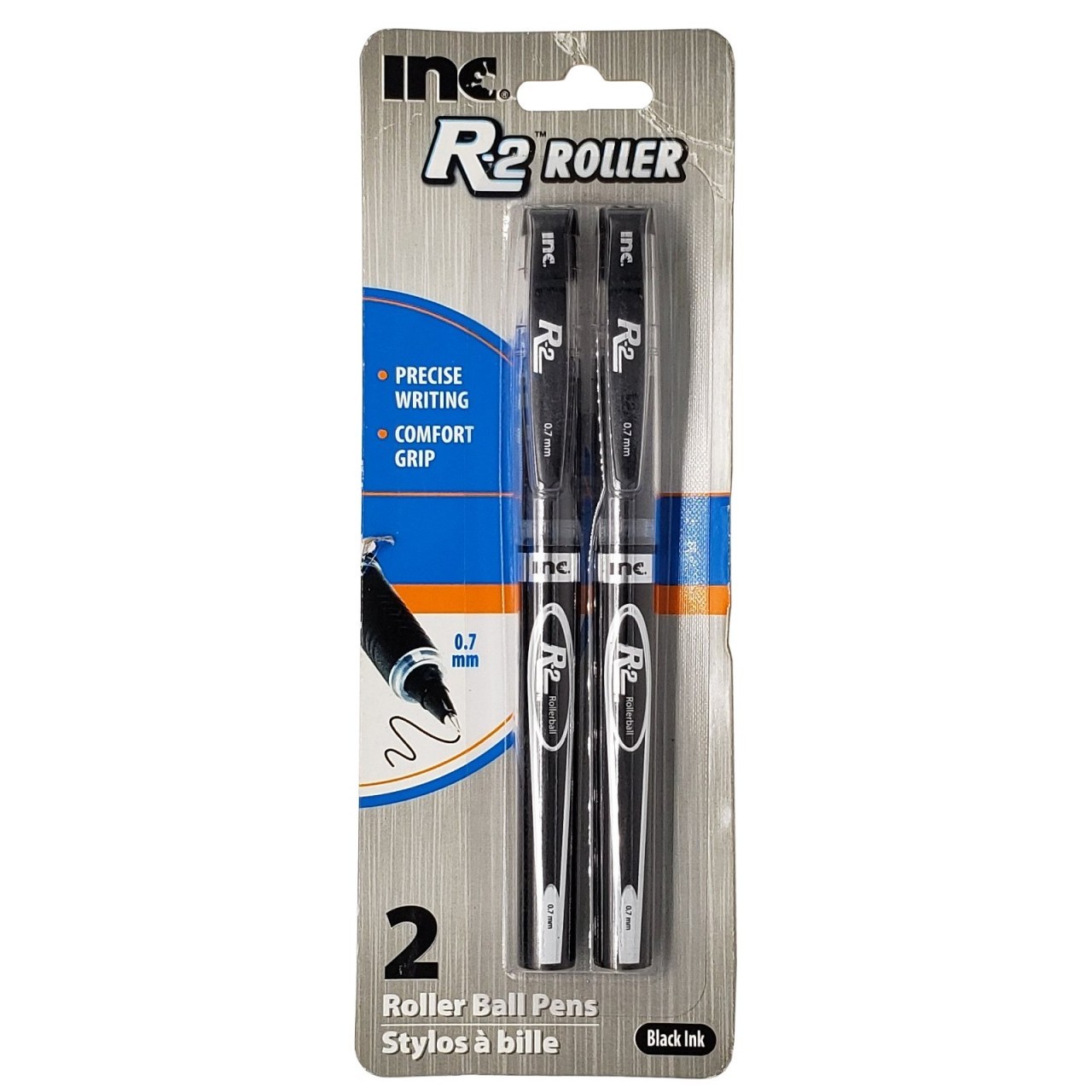 R-2 ROLLER BLACK PEN 2pc