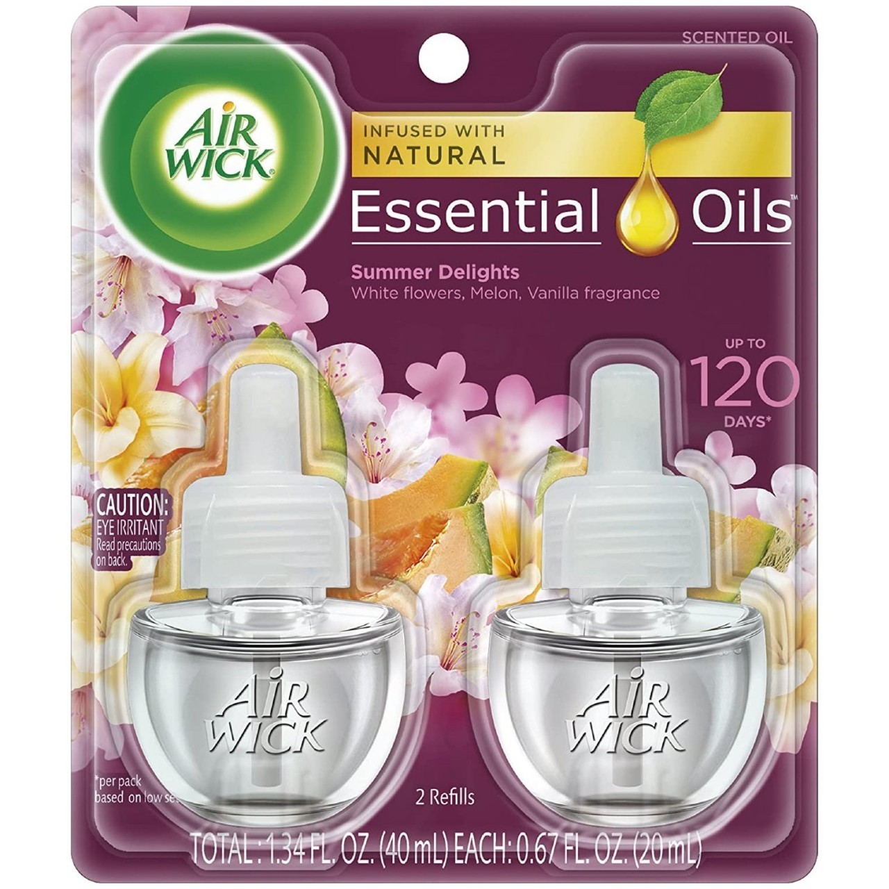 AIR WICK OIL SUMMER DELIGHTS RF 2x20ml