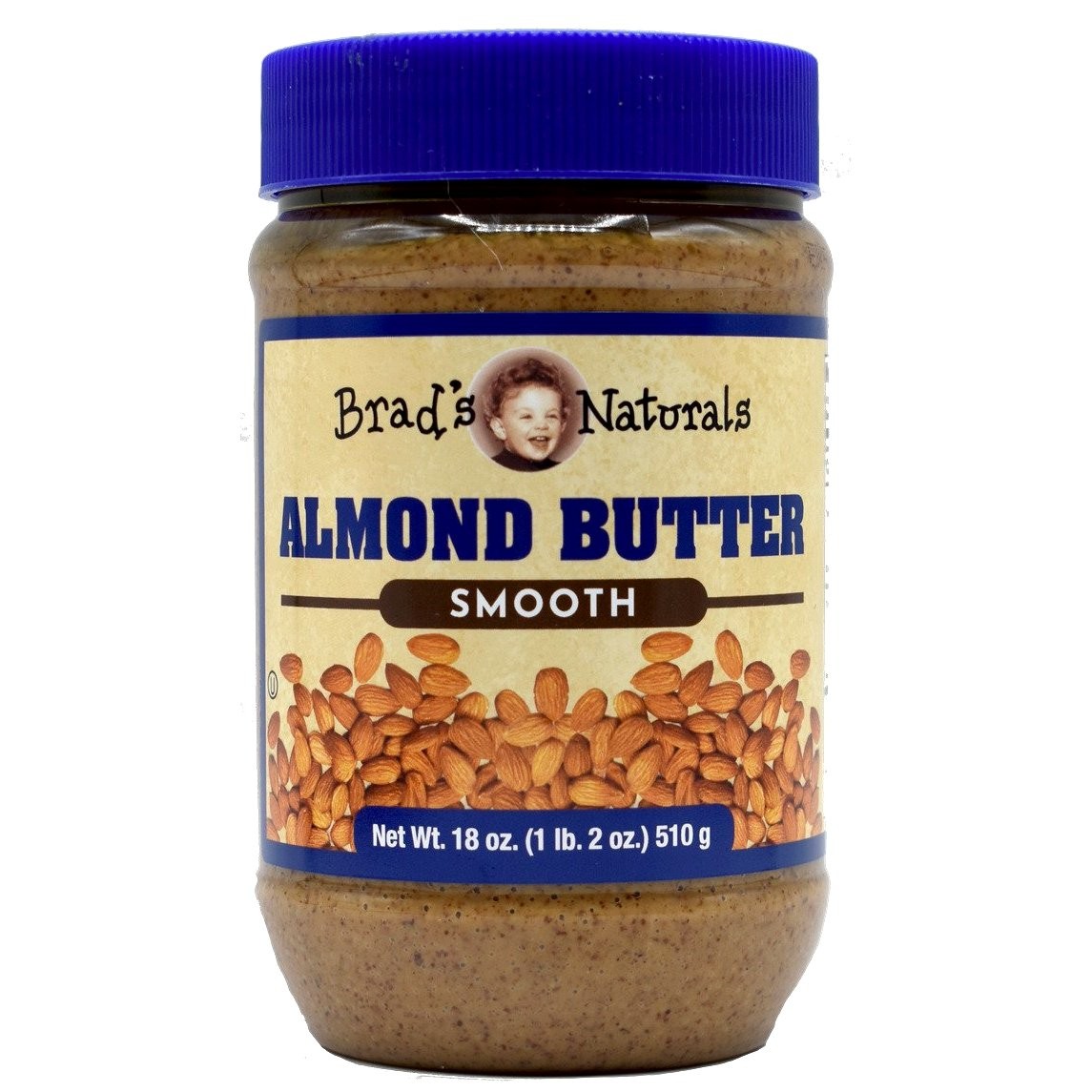 BRADS ALMOND BUTTER SMOOTH 18oz