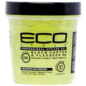 Eco Style Black Castor & Flaxseed Oil, 8oz
