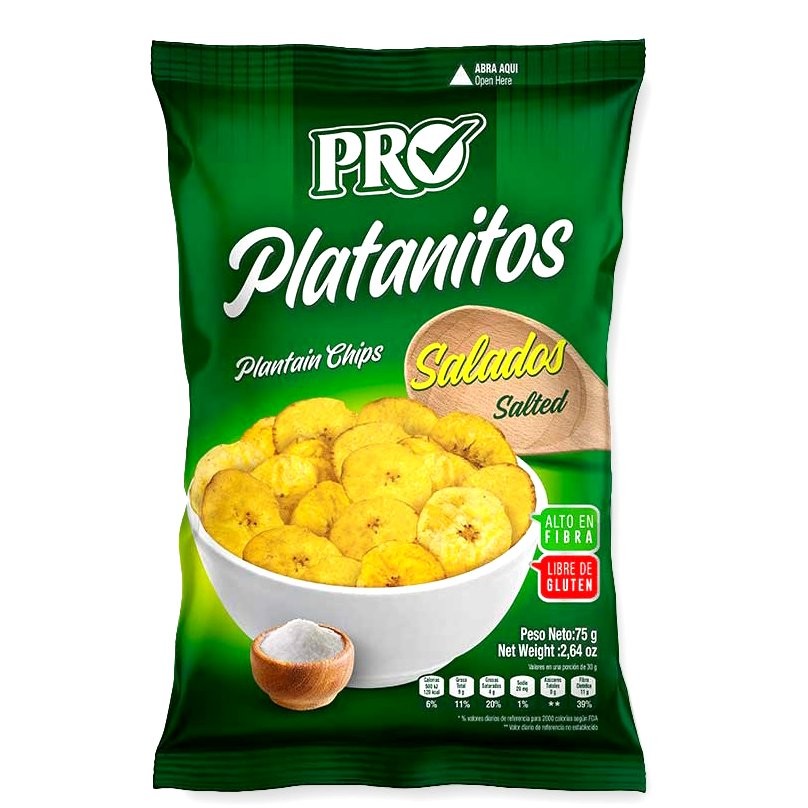 PRO PLATANITOS SALTED 75g