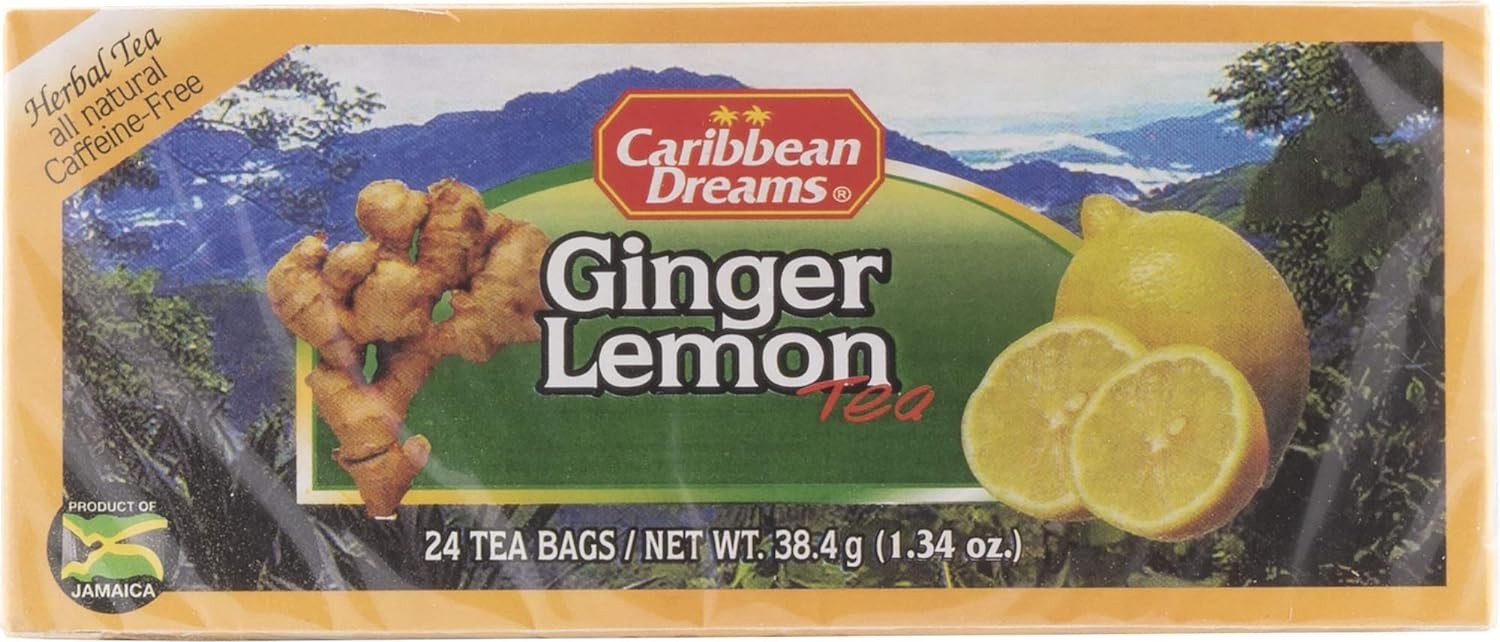 CARIBBEAN DREAMS GINGER LEMON TEA 24’s