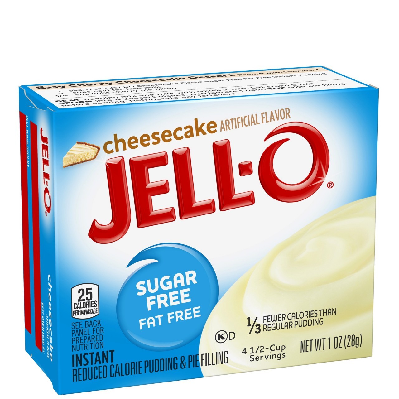 JELLO PUDDING CHEESECAKE SUGAR FREE 1oz