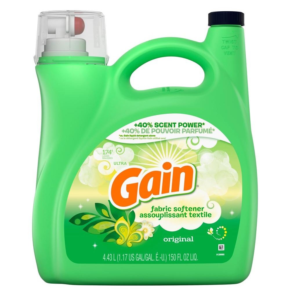 GAIN FABRIC SOFTENER ORIGINAL 150oz