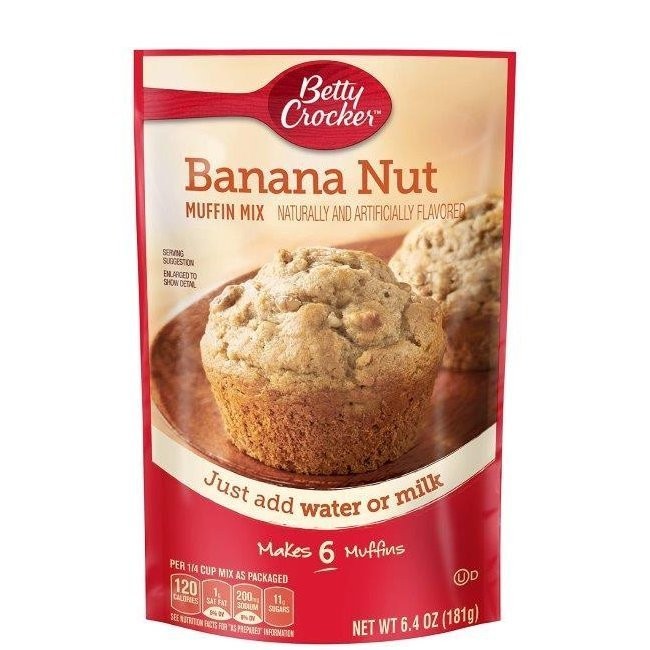 BETTY CRKR MUFFIN BANANA NUT 181g