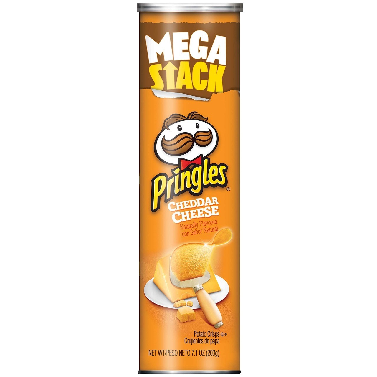 PRINGLES CHEDDAR CHEESE 203g