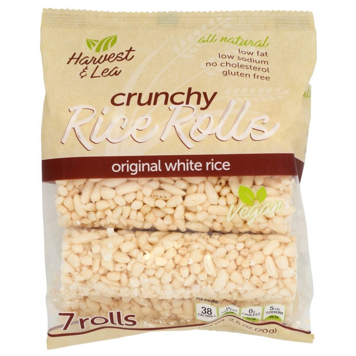 HARVEST & LEA CRUNCHY RICE ROLLS 2.5oz