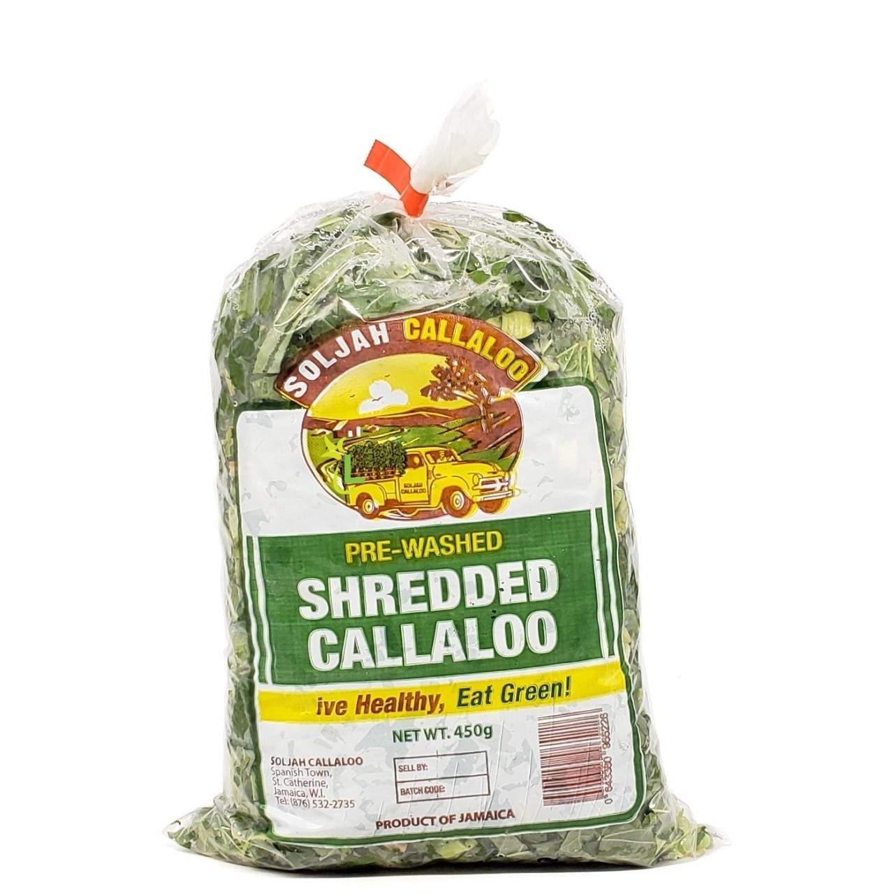 SOLJAH CALLALOO SHREDDED 450g