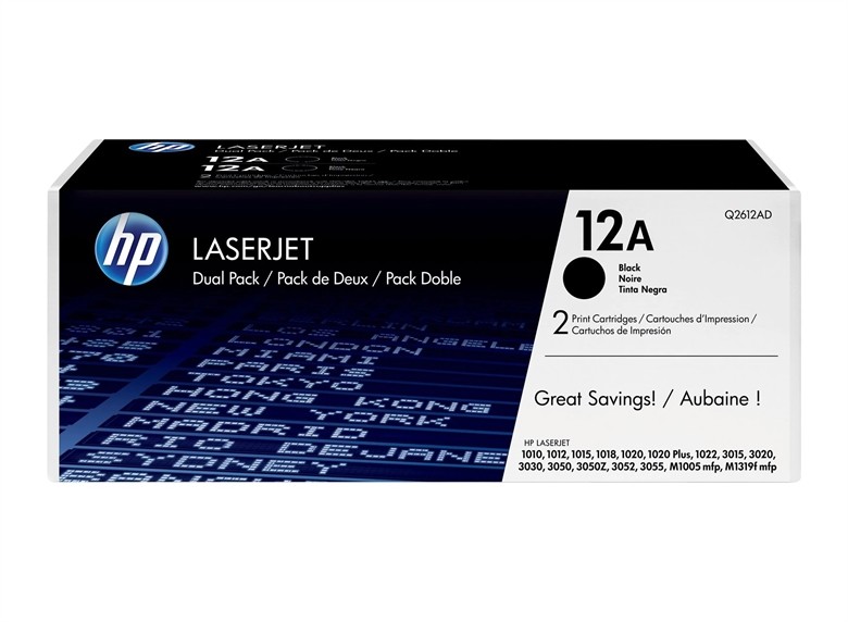 HP 12A - 2-pack - black