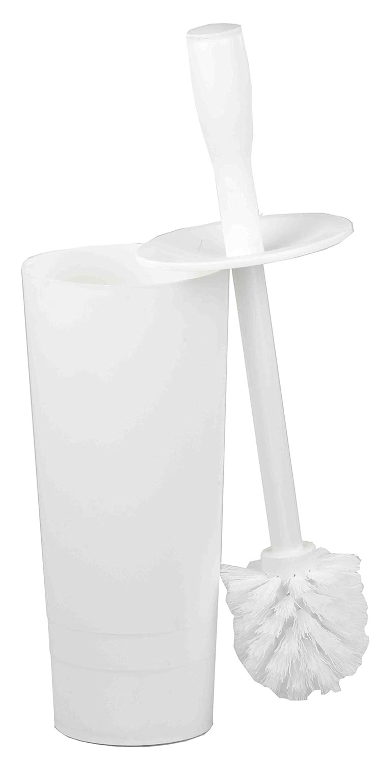 Toilet Brush Holder Plst Wht
