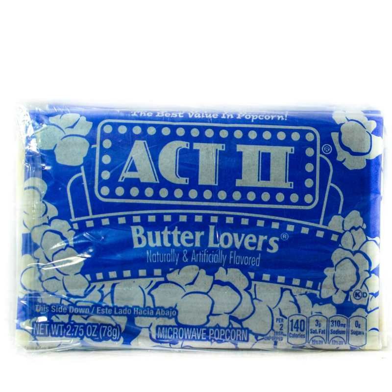 ACT2 MICROWAVE POPCORN B/LOVER 78g