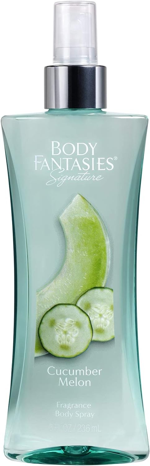 Body Fantasies Signature Cucumber Melon Fragrance Body Spray for Women, 8 oz