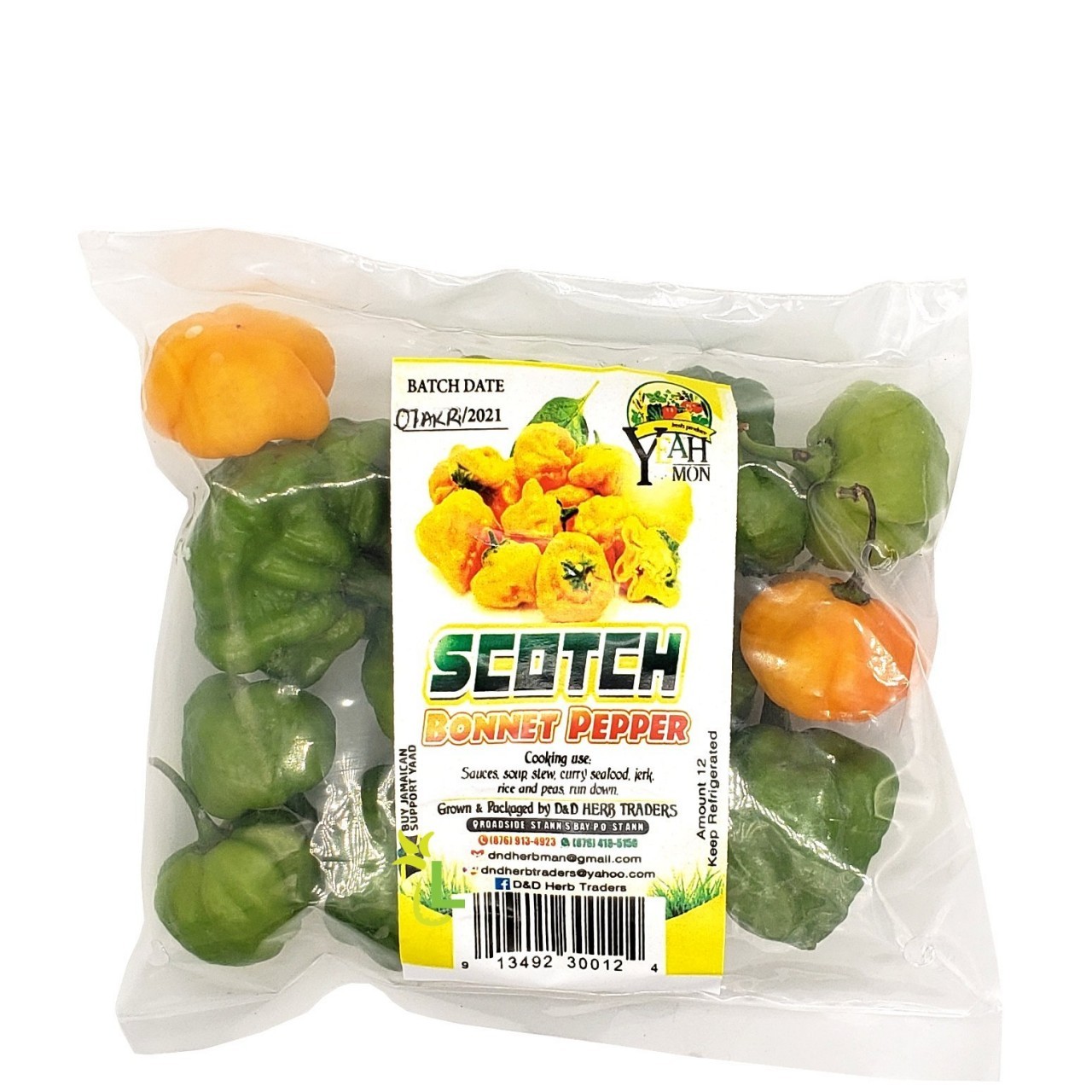 D&D SCOTCH BONNET PEPPER pk