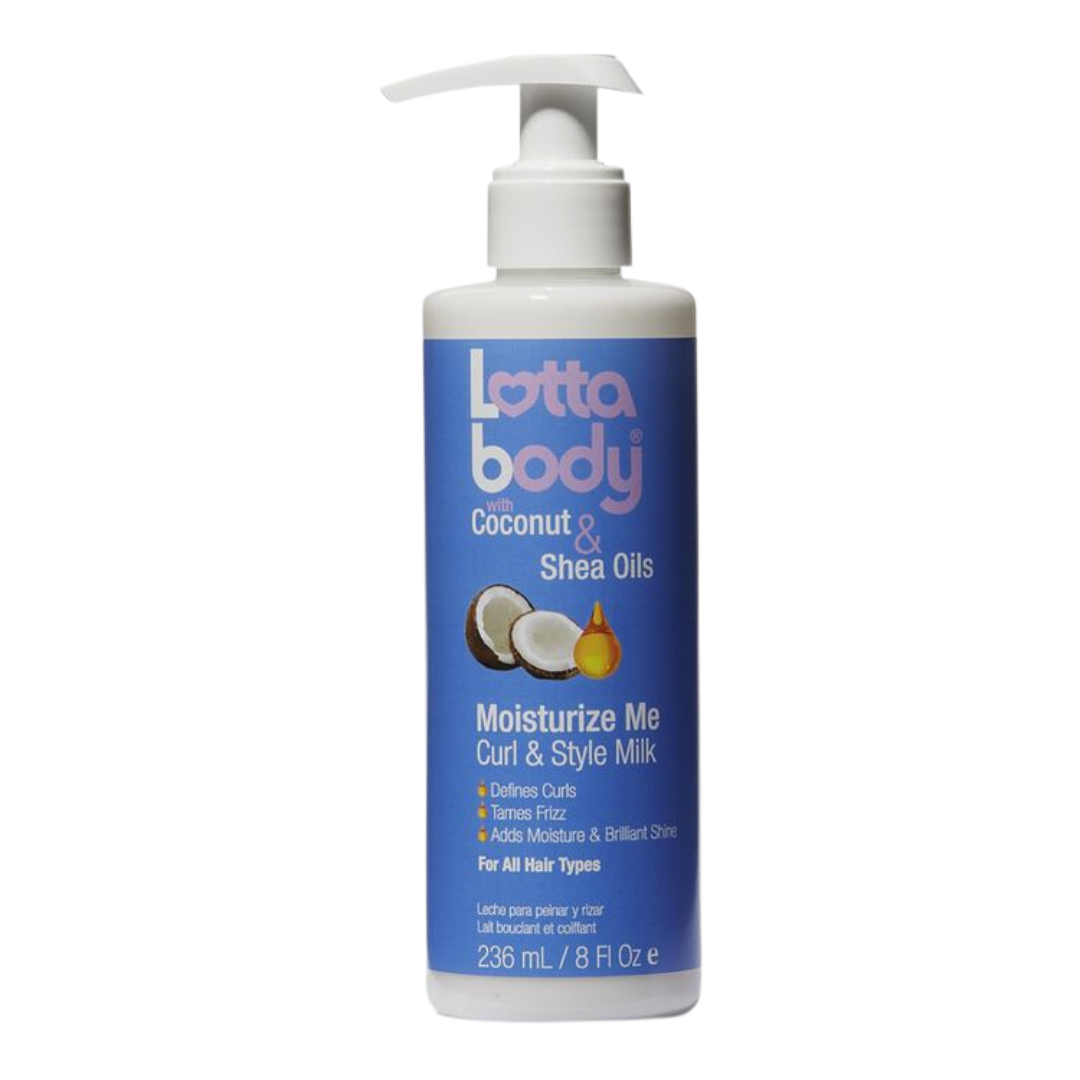 Lotta Body Coconut and Shea Oils Moisturize Me Curl and Style Milk, 8oz