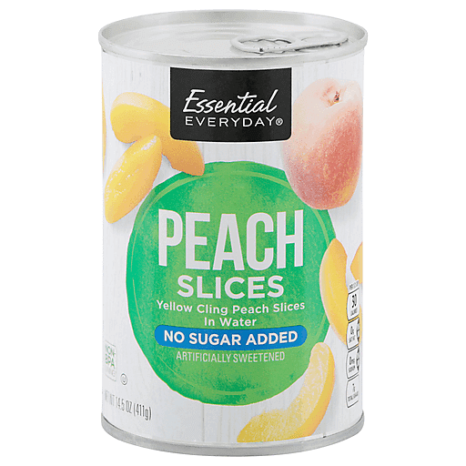 ESSENTIAL EVERYDAY PEACH SLICES NSA 411g