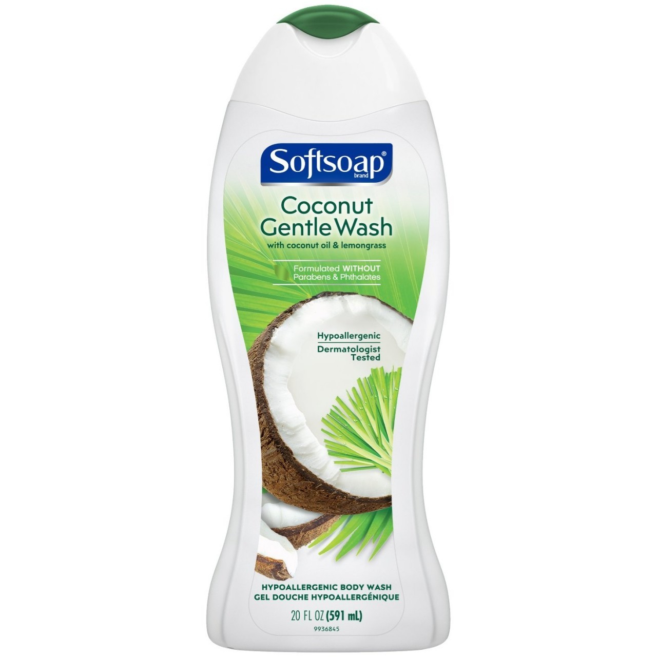 SOFTSOAP BODY WASH COCONUT GENTLE 20oz