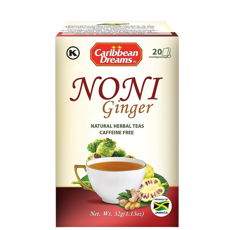 CARIB DREAMS TEA NONI GINGER 20s
