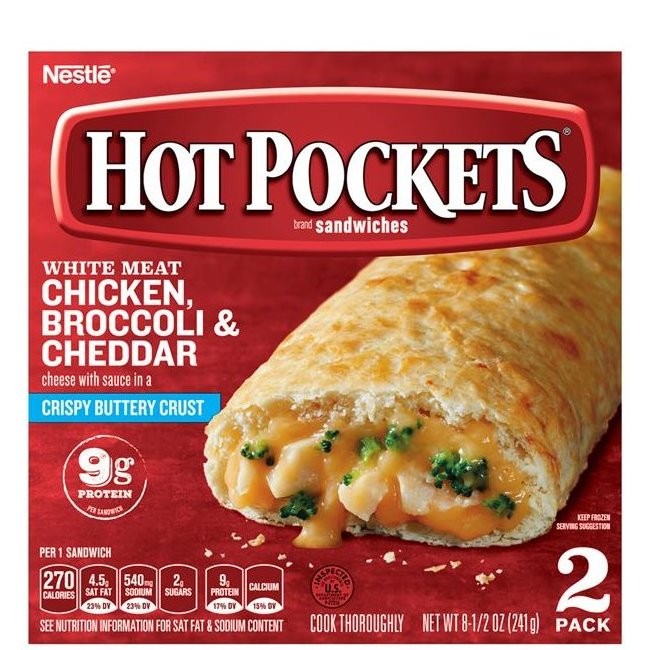 HOT POCKET CHICKEN BROCCOLI CHEESE 9oz